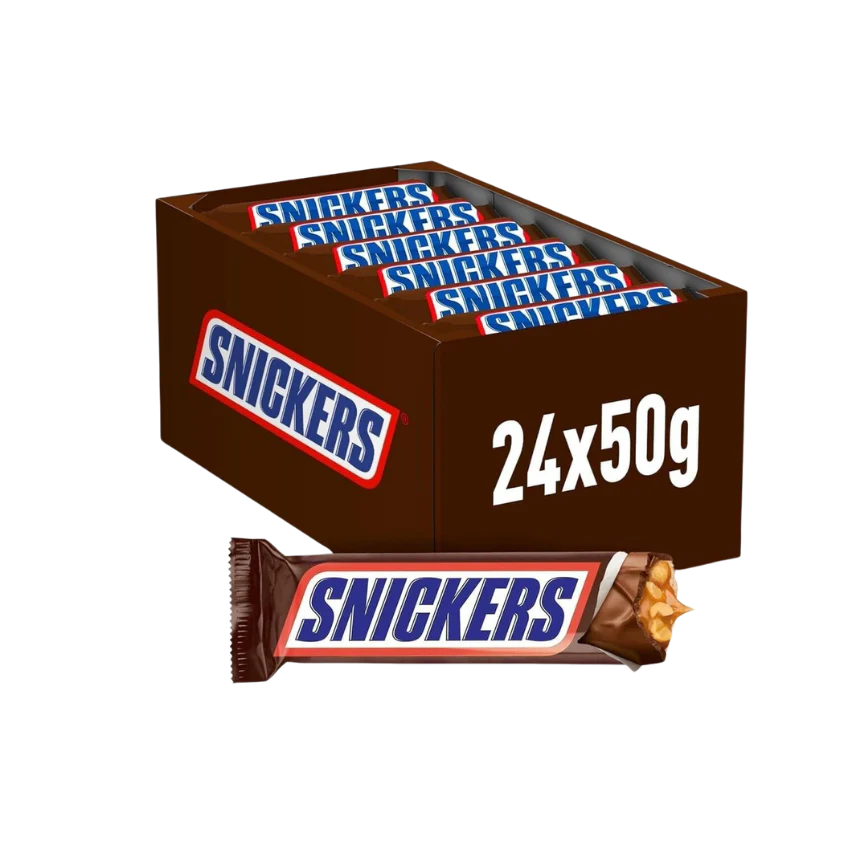 SNICKERS CHOCOLAT BAR 50GR 24PACK