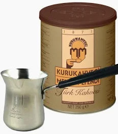 MEHMET EFENDI TURKISH COFFEE 250G WITH CEZVE (COFFEE POT) SET