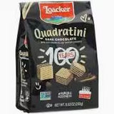 LOACKER QUADRATINI DARK CHOCOLATE WAFER COOKIES 250G
