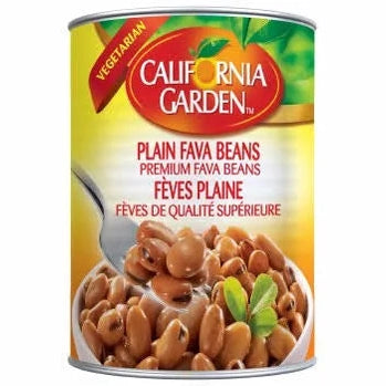 CALIFORNIA GARDEN FAVA BEAN PLAIN RECIPE 16 OZ