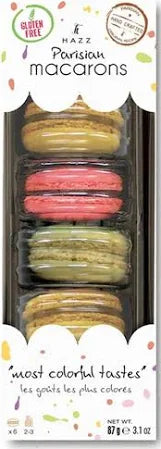 HAZZ PARISIAN MACRONS  6PCS