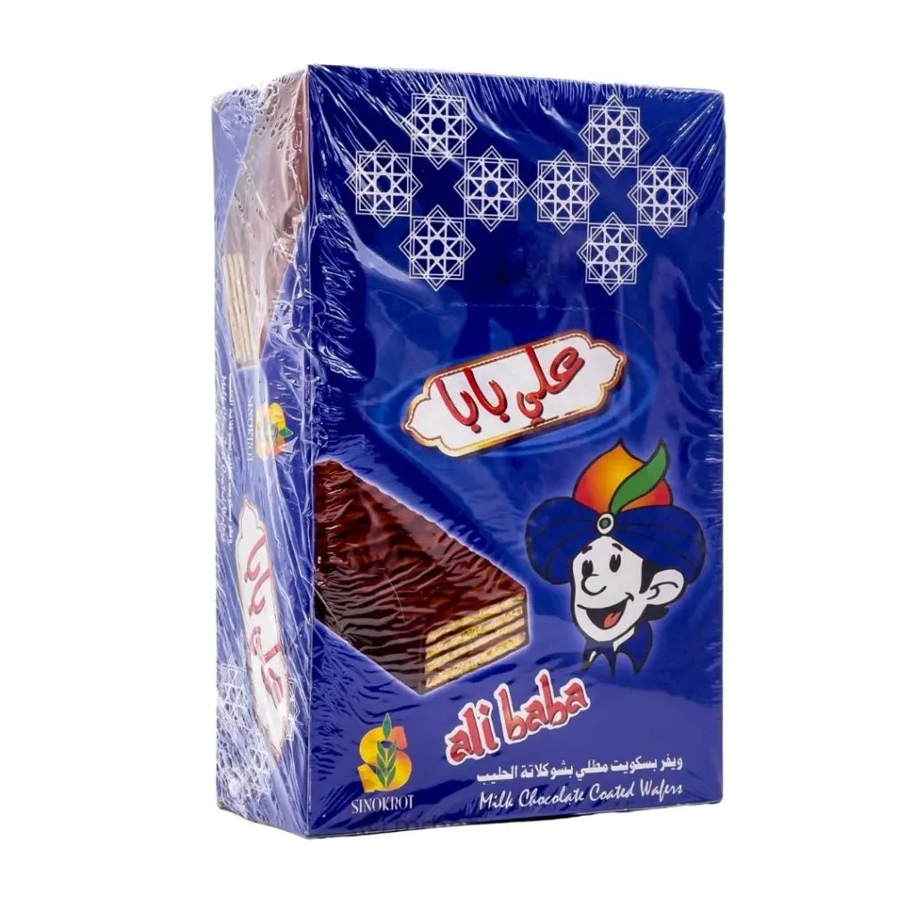 ALI BABA MILK CHOCOLATE WAFERS 12PACK – EL REFAEY MARKET