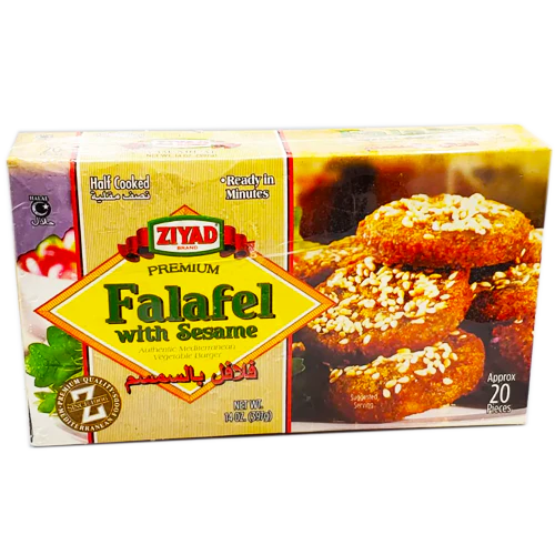 Ziyad frozen falafel with sesame 14oz